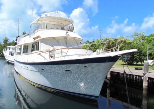 1982 HATTERAS LRC LONG RANGE CRUISER