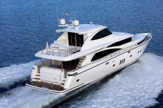 JOHNSON 83' SKYLOUNGE W/HYDRAULIC PLATFORM